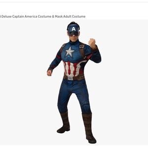 Men’s captain America costume. Size standard